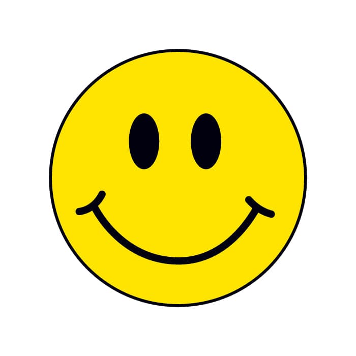 Smiley with X Eyes Sticker