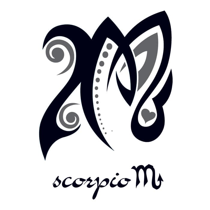 scorpio symbol tattoos