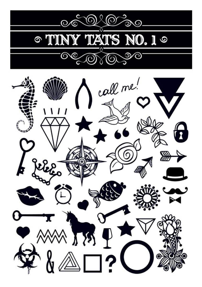 Tiny Tats No 1 Temporary Tattoos 5088