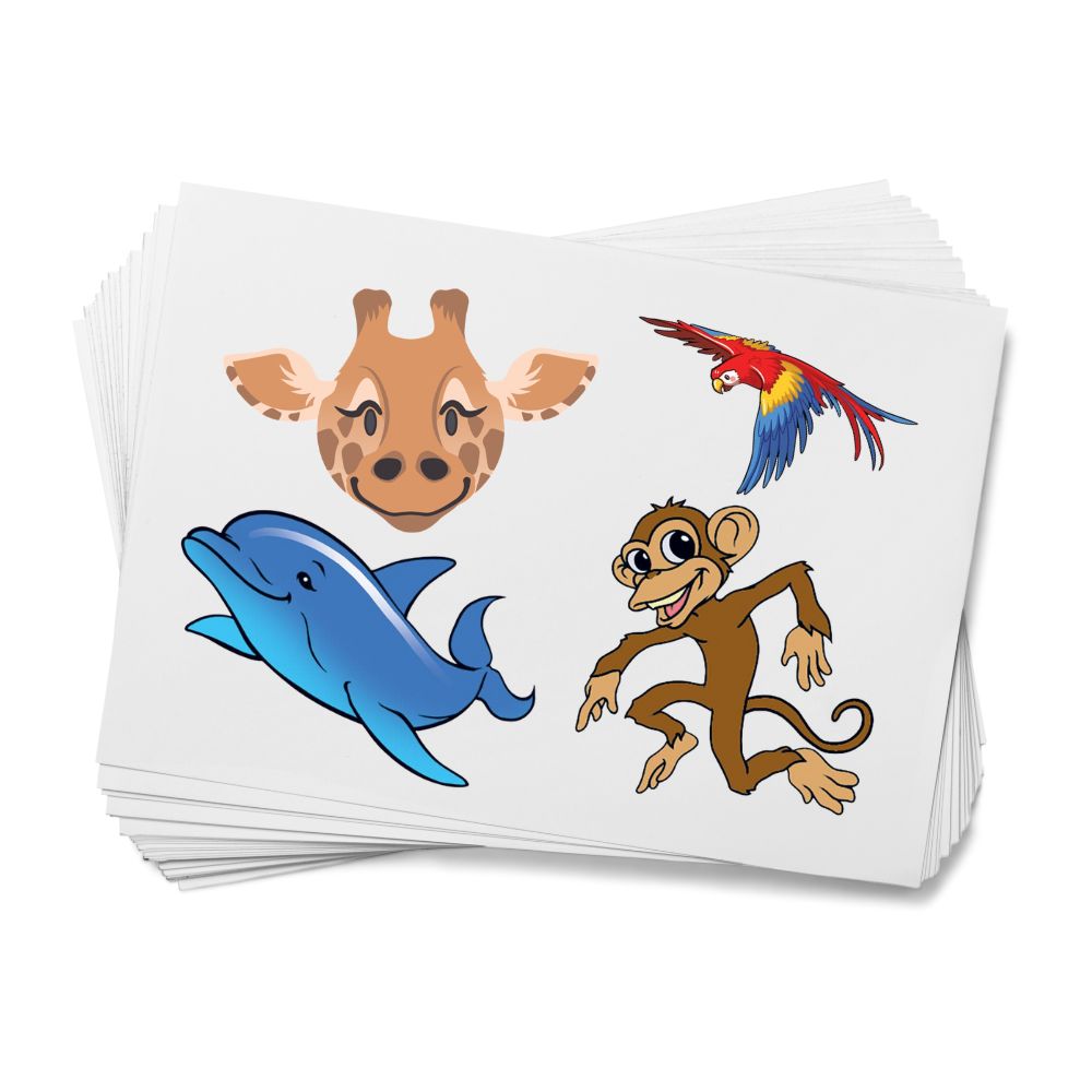 Kids Animal Temporary Tattoos