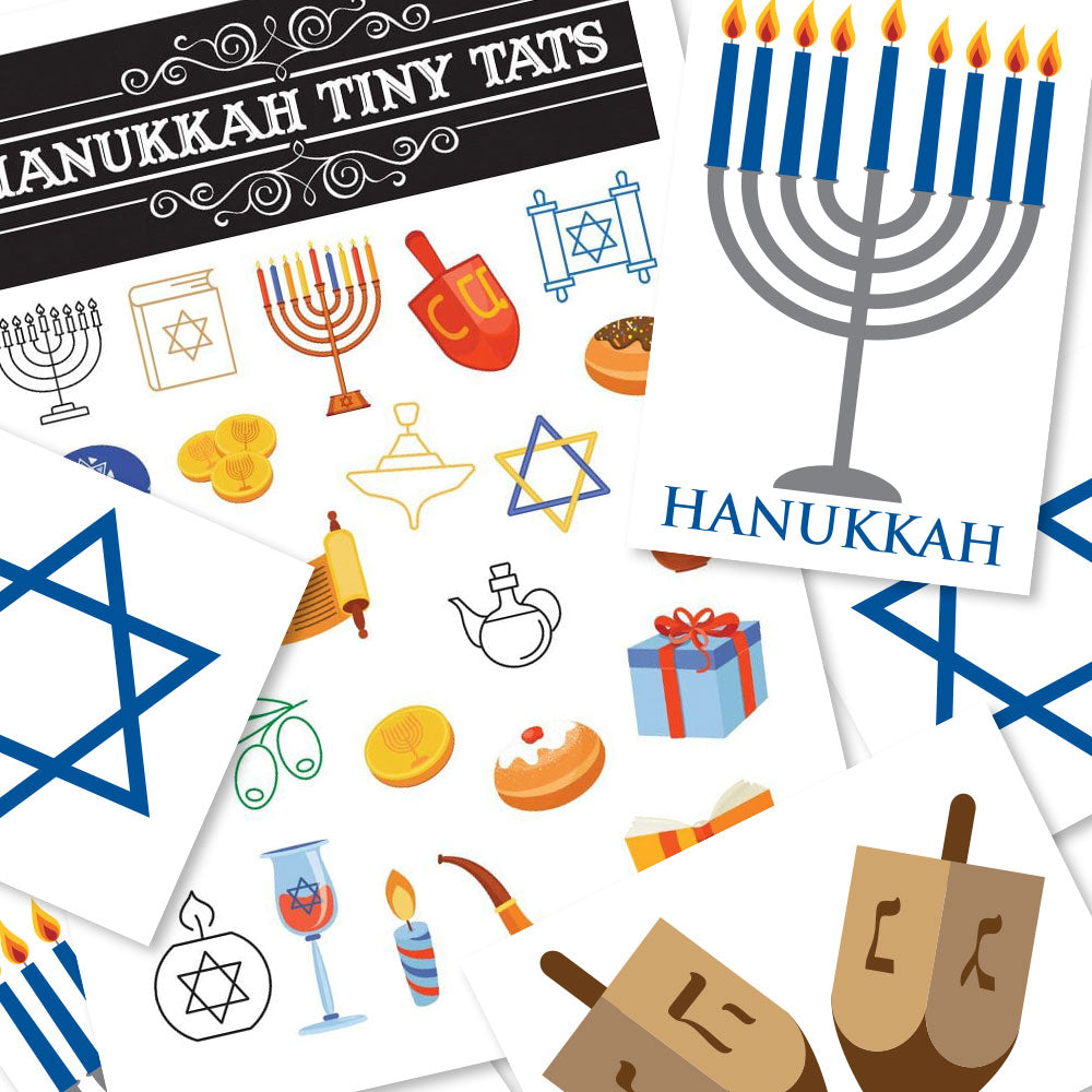 Hanukkah Temporary Tattoos