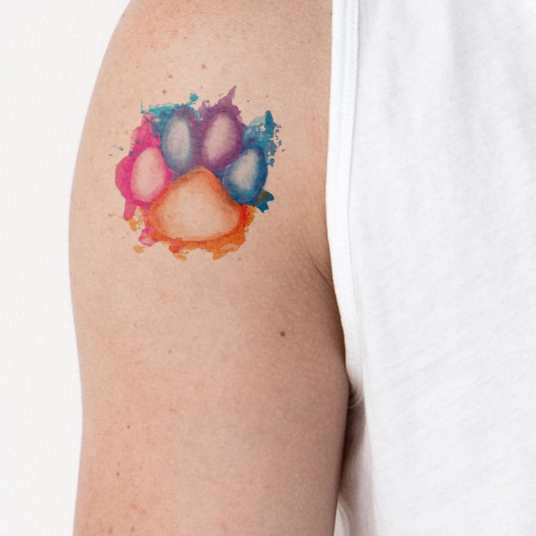 Wendie's Arm Tattoo | Processed image of footprint tattoos o… | Flickr