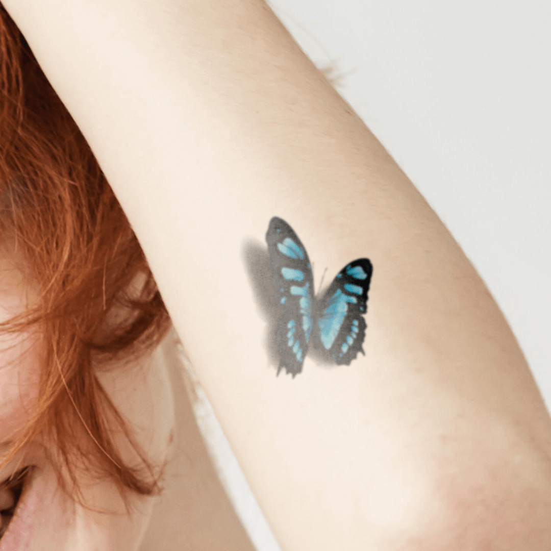 Temporary Tattoo Butterfly, Floral Tattoo, Flower Tattoo, ButterFly Tattoo, 3D  Tattoo, Small Temporary Tattoo, Boob Tattoo, Hip Tattoo – MyBodiArt