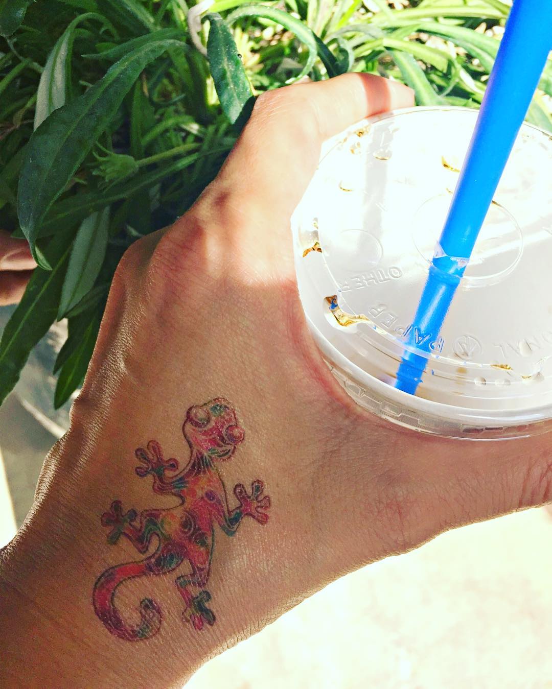 Gecko Temporary Tattoo