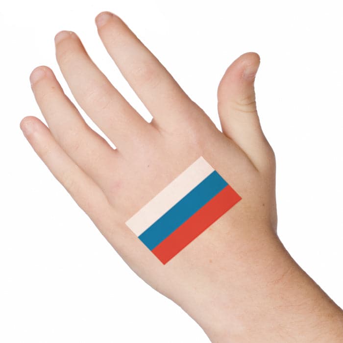 russian flag tattoos