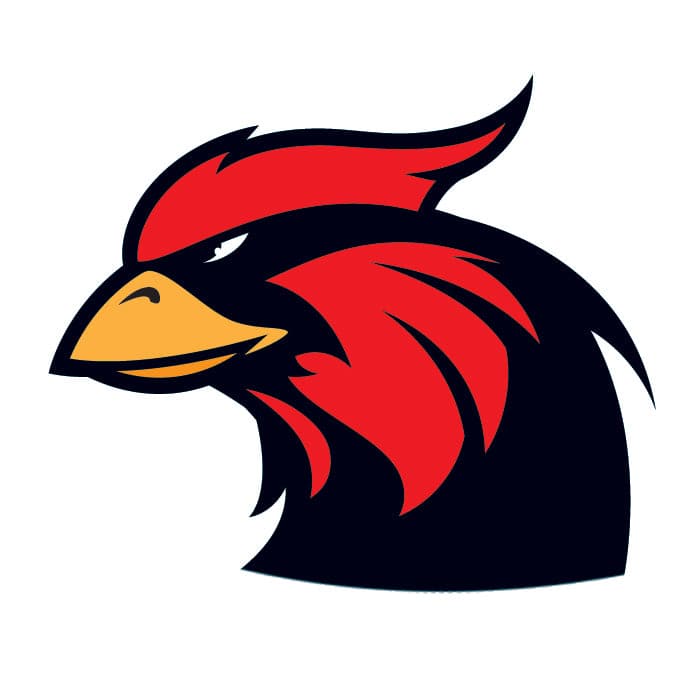 Cardinal Mascot PNG - cardinal-mascot-black-and-white cardinal