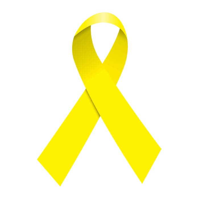 I Wear Yellow For My Daughter Endometriosis' Sticker | Spreadshirt