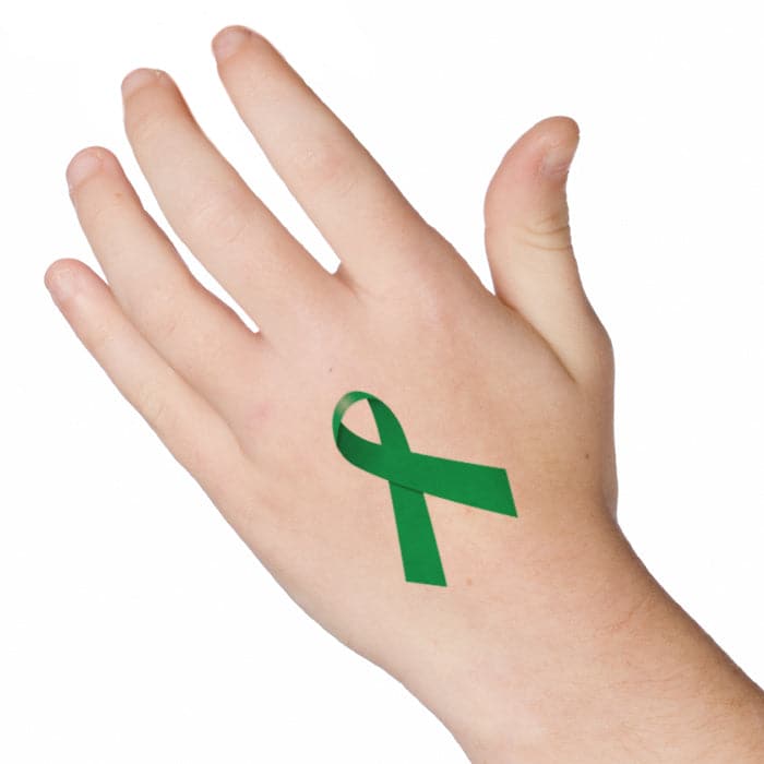 green cancer symbol