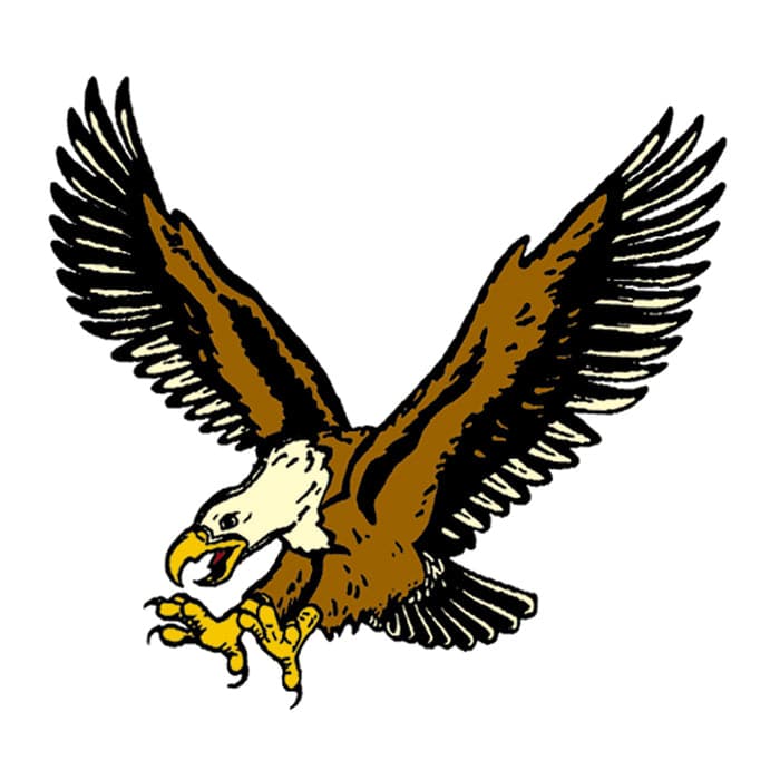 Flyin Eagle Temporary Tattoo