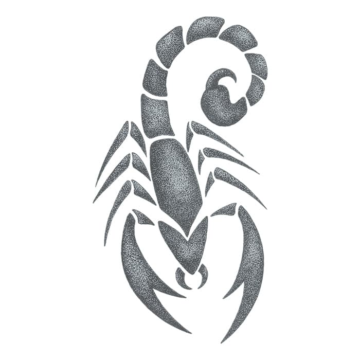 Scorpion icon in simple tattoo style Royalty Free Vector