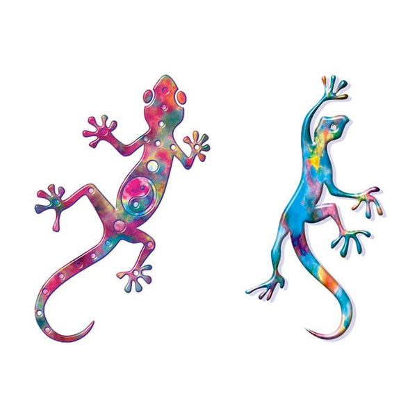 colorful gecko tattoo
