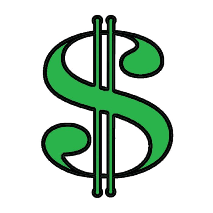 green dollar signs clip art