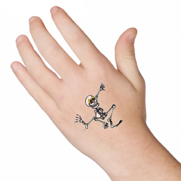 hand bone tattoo
