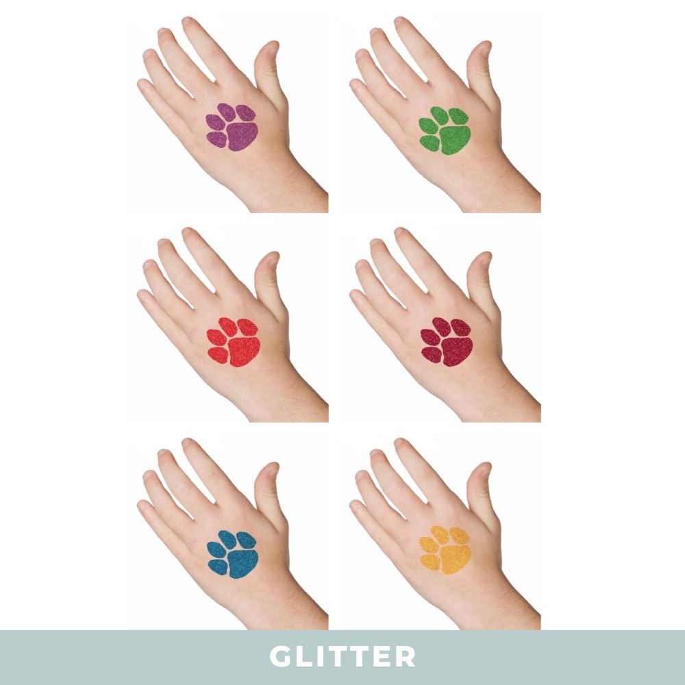 Paw Print Temporary Tattoo