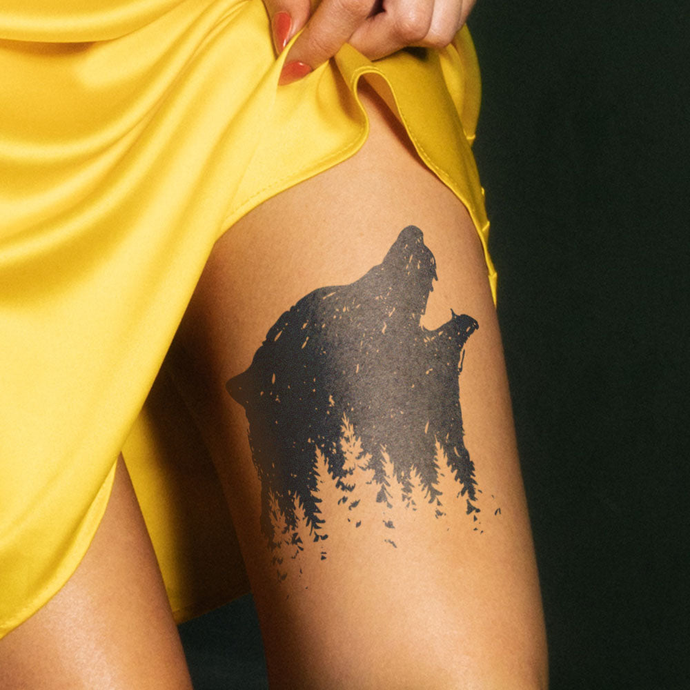 Bear Hunter tattoo by Sergey Butenko | Photo 19718