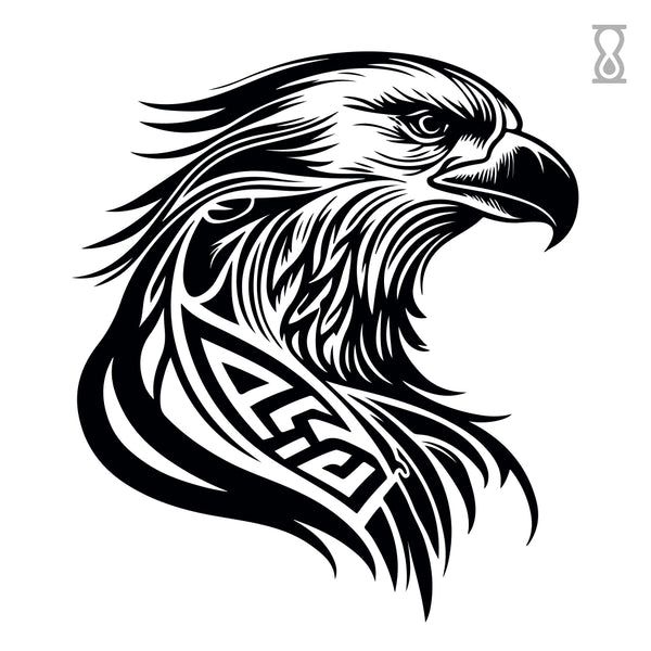 Eagle head tattoo, vintage engraving. - Stock Illustration [12820495] -  PIXTA