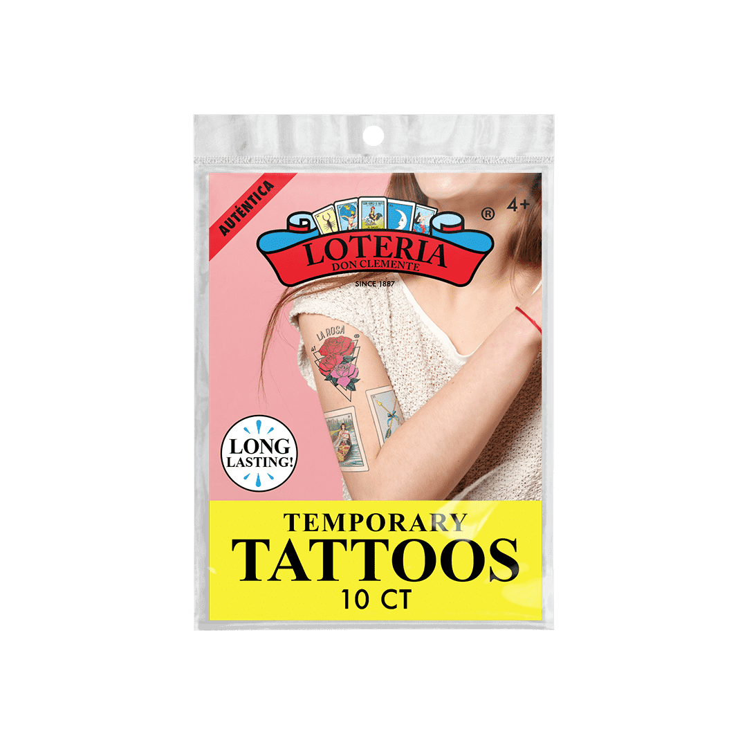 Lotería La Ventura Card Tattoos 10pc Variety Pack