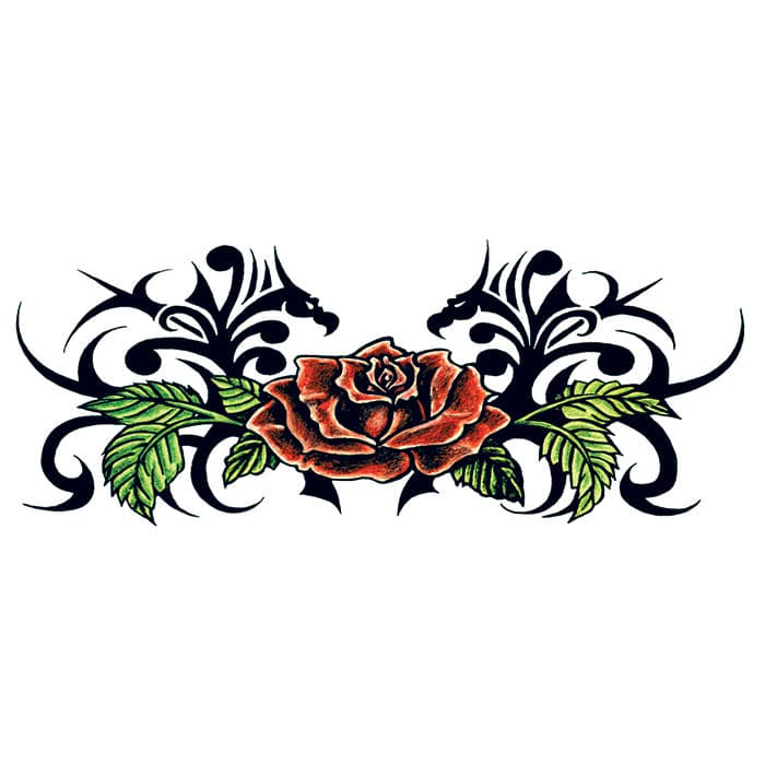tribal flower rose