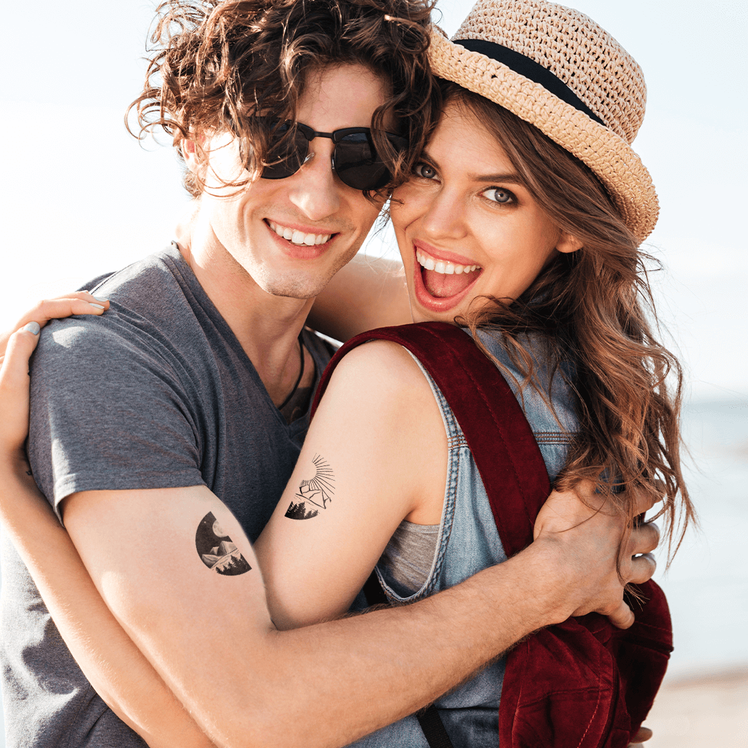 Bow and Arrow Couple Fake Tattoo Temporary Matching Tattoo for Couple  Meaningful Tattoo for Couple Removable Couple Tattoo Waterproof - Etsy