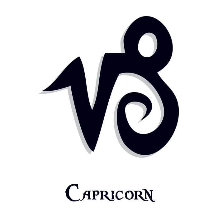 tribal capricorn symbol