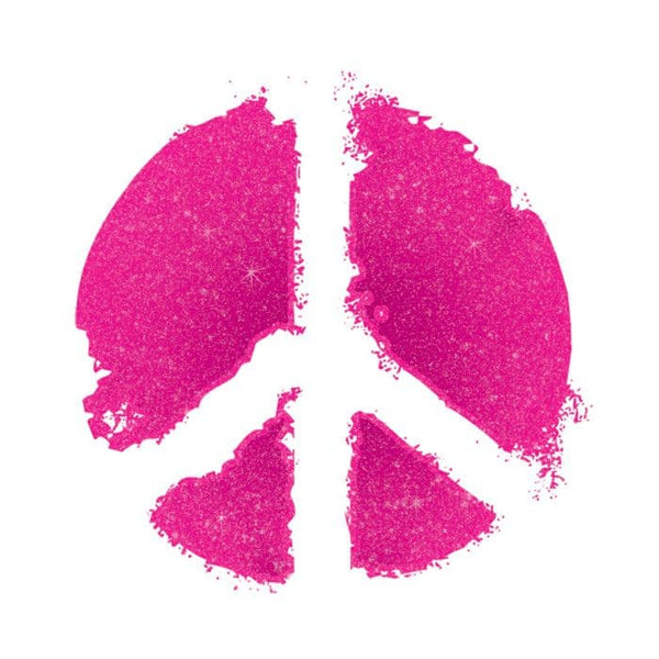 pink peace sign clip art