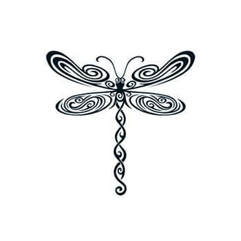 dragonfly tribal designs