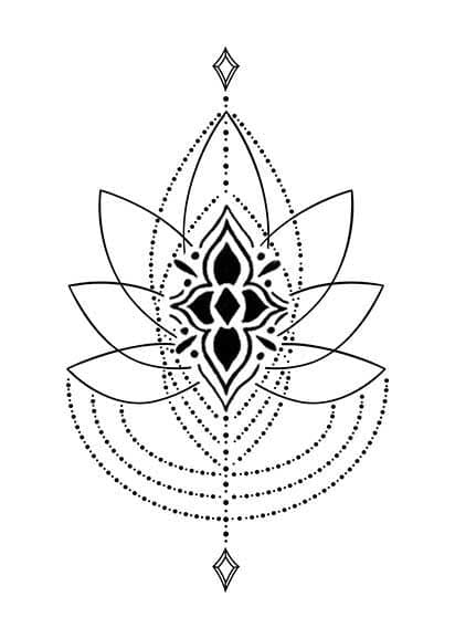 Unalome Lotus Heart set of 2 Temporary Tattoo - Etsy | Simple arm tattoos,  Subtle tattoos, Heart temporary tattoos