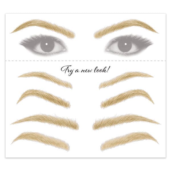 Amazoncom  66 Pairs Eyebrow Tattoo Stickers 4d Hairlike Authentic Eyebrows  Temporary Eyebrow Tattoos Long Lasting Waterproof Eyebrow Grooming Shaping  for Women and Girls Brown  Beauty  Personal Care