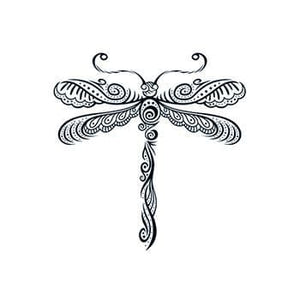 Henna: Dragonfly Temporary Tattoo