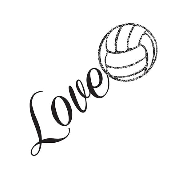 Tattoo uploaded by Annette • For my love for volleyball... 🏐 • Tattoodo