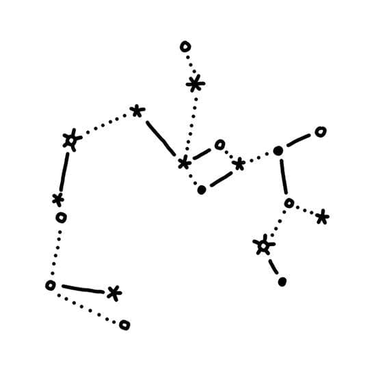 Optimism constellation tattoos for a Sagittarius