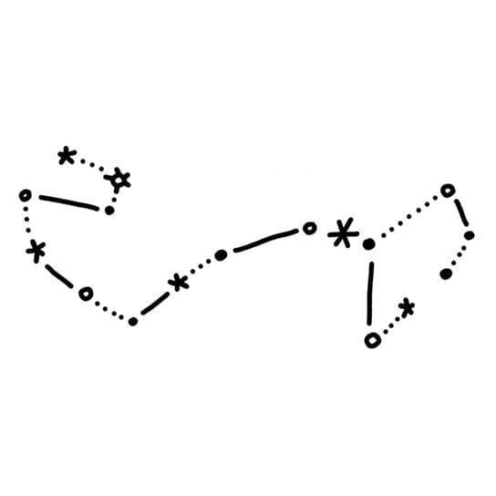 Pisces Constellation Tattoo Design. by TheHappySailor on DeviantArt