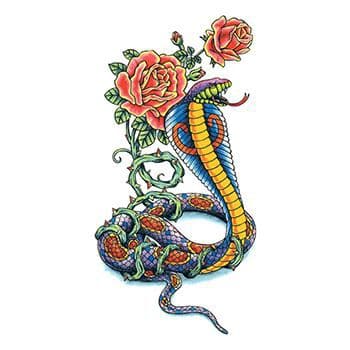 traditional cobra tattoo