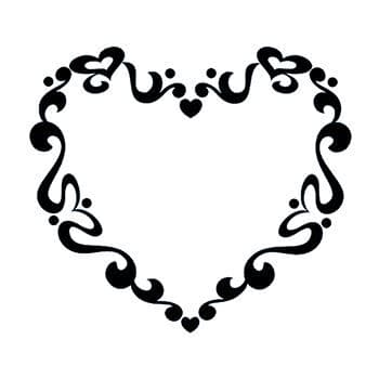 Tribal Swirl Heart Temporary Tattoo – Temporary Tattoos